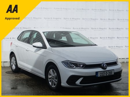2022 Volkswagen Polo LIFE 1.0 TSI 95BHP MANUAL 5SPEED 5DR. FULLY SERVICED AND GUARANTEED, WITH 12 MONTHS AA COVER !!!