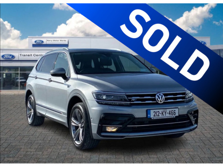 2021 Volkswagen Tiguan Allspace R-Line 2.0 150BHP.. Full leather + Sunroof €40,500
