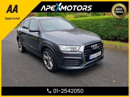 2016 Audi Q3 FINANCE ARRANGED * S LINE PLUS  TDI QUATTRO PLUS * AWD 4X4 * NEW NCT OCT-27 * IMMACULATE * 6-STAMPS SERVICE HISTORY * AA APPROVED * 101 SAFETY CHECKLIST * AUTOMATIC (DSG) * HEATED SEATS * COLOUR REVE