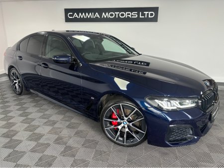 2021 BMW 5 Series BMW 5 SERIES 530E PLUG IN HYBRID PRO PACK M-SPORT*HEATED LEATHER ELECTRIC MEORY ADJUSTABLE BUCKET SEATS*AMBIENT LIGHTING*HEATED STEERING WHEEL*PARK ASSIST & 360 CAMERAS*HARMAN KARDON*FINANCE AVAILABLE