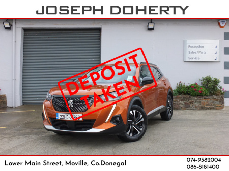 2022 Peugeot 2008 ALLURE 1.2 100 4DR €25,495