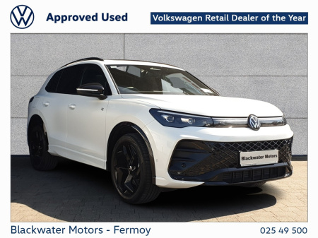 2025 Volkswagen Tiguan 2.0TDI 150BHP R-LINE 75 AUTOMATIC WITH PANORMAIC ROOF & BLACK STYLE PACK & UPGRADED ALLOYS
