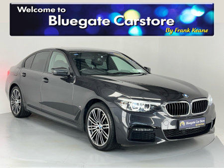 2019 BMW 5 Series E G30 M SPORT**DIGITAL DASH**BLACK LEATHER INTERIOR**FRONT HEATED SEATS**TOUCH SCREEN INFOTAINMENT**APPLE CARPLAY**SATNAV**REVERSE CAMERA**PARKING SENSORS**M SPORT ALLOYS**DRIVE MODES** €30,995