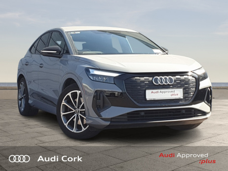 2022 Audi Q4 e-tron SPORTBACK 40 S-LINE WITH BLACK STYLING, B&O SOUND SYSTEM, FULL PAINT FINISH, COMFORT PACKAGE PLUS & MORE €39,995