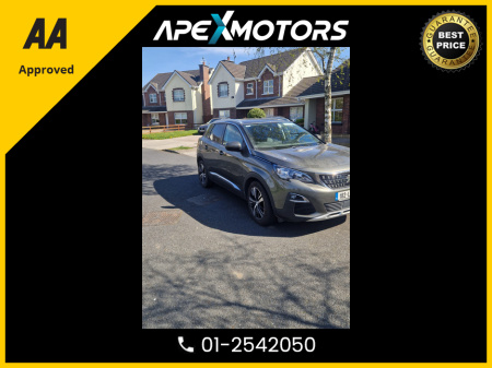 2018 Peugeot 3008 FINANCE ARRANGED * 1.6 HDI BLUE 120 ALLURE 5DR AUTO 120HP * FULL SERVICED * NEW TIMING BELT * NEW NCT JUL-26 * STAMPED SERVICE HISTORY * AA APPROVED * 101 SAFETY CHECKLIST * AUTOMATIC (DSG) 01-2542050