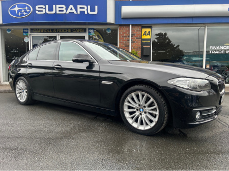 2015 BMW 5 Series 520 D F10 Luxury Edition Beautiful in Black + Ivory Leather - Low Mileage - Generous Trade-Ins & Super Finance Deals - Assured Dealer Warranty & New NCT - €14,950