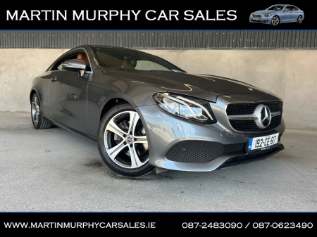 2019 Mercedes-Benz E Class E220 D E SERIES COUPE AUTO