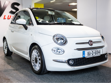 2016 Fiat 500 1.2 LOUNGE 69BHP 3DR €10,950