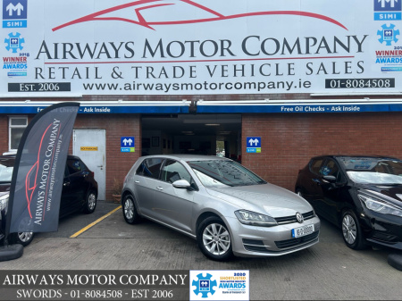 2016 Volkswagen Golf 1.2 * AUTO * LOW KMS *  CARPLAY * PHONE * CRUISE * REV CAM * ALLOY €15,500