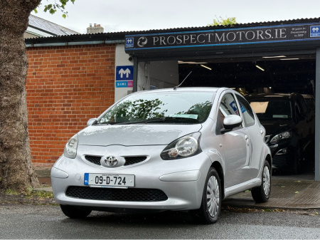 2009 Toyota Aygo 1.0 Petrol Aura, New Nct 05/2026, Only 125kms, Ideal Starter Car, Cheap Tax & Insurance, 5 Door, Service & Warranty Included, SIMI Dealer, €3,950