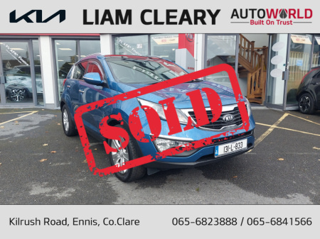 2013 Kia Sportage 1.7 CRDI 2 ISG 2WD 5DR. €9,900