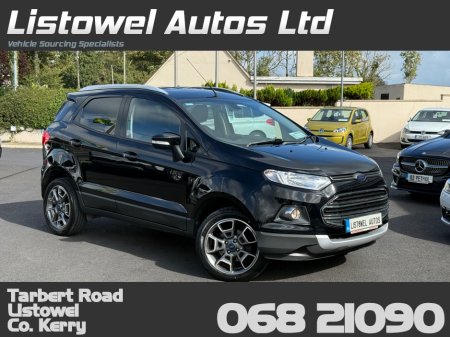 2017 Ford Ecosport 1.5 TDCI TITANIUM * AUTO LIGHTS, BLUETOOTH CONNECTIVITY, CRUISE CONTROL, 2 KEYS, PRIVACY GLASS, MULTIFUNCTION STEERING WHEEL,  6 SPEED GEAR BOX, FRONT ARM REST, ISOFIX CHILD ANCHOR SEAT POINTS*