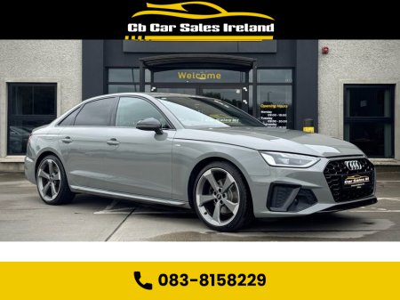 2021 Audi A4 2.0 TDI 35 Black Edition Saloon 4dr Diesel S Tronic 1 OWNER + QUANTUM GREY + VIRTUAL COCKPIT €34,650