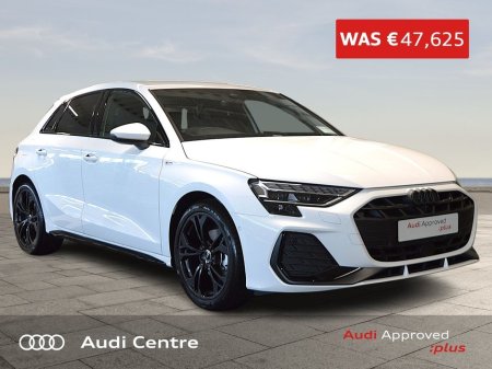 2025 Audi A3 SB 30 TFSI 115HP S-LINE Price new was €47,625