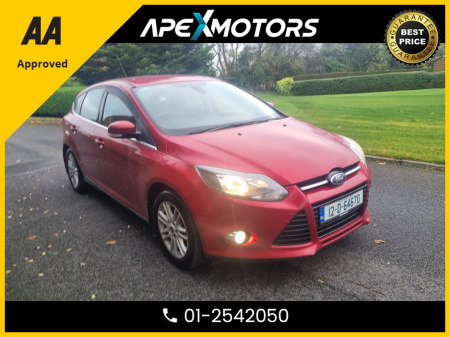 2012 Ford Focus 1.0 TITANIUM ECOBOOST 10 100PS 5DR * LOW LOW MILES  * AA APPROVED  * 101 SAFETY CHECKLIST * 12-MONTH ROADSIDE ASSIST  * IMMACULATE * TOP-SPEC * NEW NCT SEP-26 * LOW TAX *VERY CAREFUL OWNER *01-2542050 €7,749