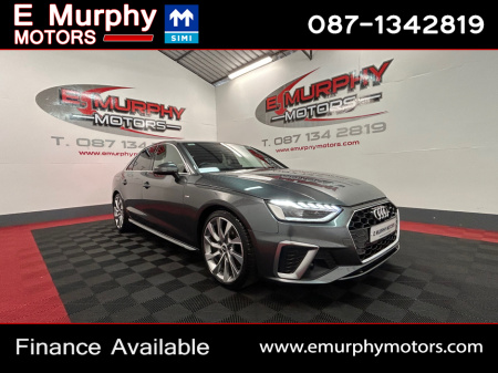 2021 Audi A4 2.0 TDI S/LINE AUTO HIGH SPEC €75 PER WEEK €32,950