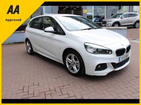 2017 BMW 2 Series Active Tourer BMW 218d M-SPORT PLUS AUTOMATIC FINISHED IN UNMARKED ALPINE WHITE // STUNNING CAR INSIDE AND OUT // BUY WITH CONFIDENCE AA AND SIMI APPROVED DEALER 2025 // FINANCE ARRANGED // ALL TRADE INS WELCOME // €15,950