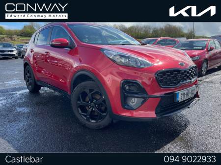 2021 Kia Sportage LEATHER, SATNAV, CAMERA, BLACK EDITION, K3 MHEV SPEC SPECIAL ED 5DR €27,990