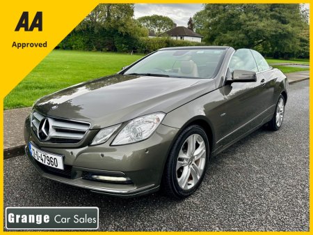 2012 Mercedes-Benz E Class Cabriolet E220 Diesel Avantgarde | 2 keys | High spec | March 26 nct | March 26 tax | Sold serviced and valeted with history check supplied | Warranty provided. €14,999