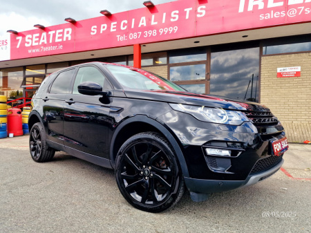 2018 Land Rover Discovery Sport 2.0 TD 4 180BHP HSE BLACK AUTOMATIC LOW MILEAGE 7 SEATER €26,900