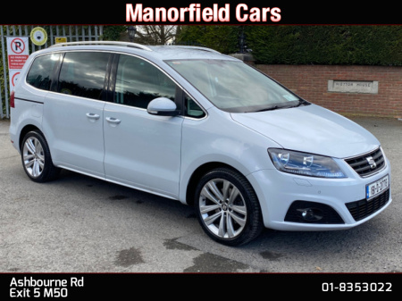 2018 SEAT Alhambra SE 2.0 TDI 150HP DSG AUTOMATIC 7 SEATER *IRISH CAR* *TOP SPEC* *NEW NCT 07/2027* *TAX 09/2025* *FINANCE ARRANGED TODAY*