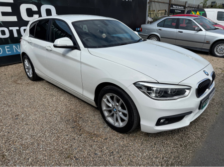 2018 BMW 1 Series NOT JAP - AUTOMATIC - 1.5 EFFICIENT DYNAMICS (EXCELLENT MPGS) - PRIVACY GLASS - 2 KEYS - UNMARKED ALLOYS - NEW 2 YEAR NCT - WARRANTY - FULLY SERVICED - TRADE IN POSSIBLE  - FINANCE AVAILABLE €16,995