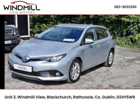 2016 Toyota Auris 1.8 ICON HYBRID E-CVT 5DR AUTO VVT-I HSD 134BHP A €10,950