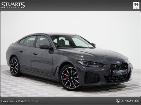 2024 BMW i4 40 M-SPORT *PRO, TECH PACK AND COMFORT PACK* DRAVITT GREY METALLIC, BLACK LEATHER, ELEC MEMORY SEATS, HEADS UP, COMFORT ACCESS