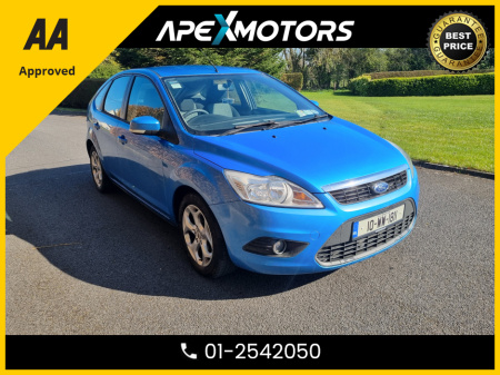 2010 Ford Focus TOP-SPEC 1.6 TDCI 90PS 5DR * 24-STAMPED SERVICE HISTORY * NEW NCT SEP-26 * AA APPROVED * 101 SAFETY CHECKLIST * IMMACULATE * TOP-SPEC 5DR HATCH * 2-KEYS * LOW TAX * 12-MONTH ROADSIDE ASSIST €3,449