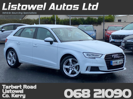 2018 Audi A3 LEATHER SEATS *1.4 SPORT AUTOMATIC *SATELLITE NAVIGATION * VIRTUAL COCKPIT* REVERSE CAMERA * 3 STAGE HEATED SEATS *17