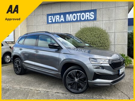 2023 Skoda Karoq SPORTLINE AUTOMATIC 2.0 DIESEL //HIGH SPEC//REVERSE CAMERA//KEYLESS ENTRY//ADAPTIVE CRUISE CONTROL//HEATED STEERING WHEEL//