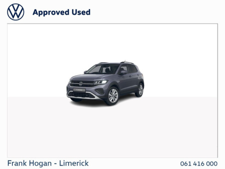 2025 Volkswagen T-Cross AUTO T-CROSS EDT 75 FROM €308PM ON PCP INCLUDING 3 SERVICES