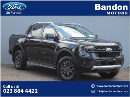 2025 Ford Ranger WILDTRAK 3.0L TD ECOBLUE V6 240PS 10SPD AUTOMATIC. €73,900 inc VAT *Due to CANCELLED ORDER we have TWO available of this spec* Register your interest ASAP.