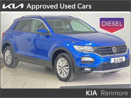 2021 Volkswagen T-Roc Design 2.0 TDI M6F 115HP 5DR €22,995