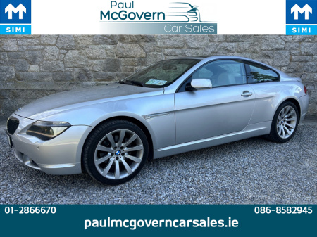 2007 BMW 6 Series 630I SPORT COUPE Z601 2DR E63 N52 3.0 PETROL AUTOMATIC**//**STUNNING  BMW DRIVING LIKE NEW**//**ONLY 114000KM**//**ELECTRIC PANORAMIC ROOF**//**2 KEYS**//**M SPORT STEERING WHEEL**//**TAXED TIL AUGUST