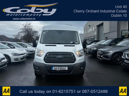 2020 Ford Transit 350L TRND 2.0 130PS RWD 3DR. €16950 Plus VAT, New NCT With Purchase, Cruise Control, Air Conditioning & Heating, MFSW, Bluetooth, Handsfree, Front & Rear Parking Sensors, Full Electrics, 2x Rear Doors €16,950
