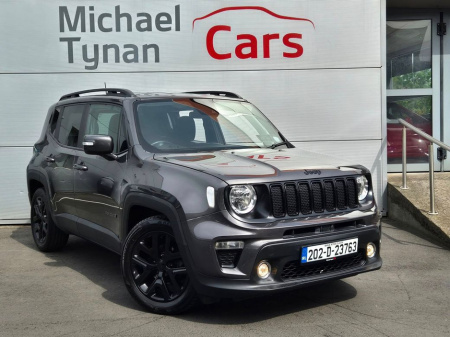 2020 Jeep Renegade 1.0 Petrol Night Eagle 6 Speed Manual (120BHP) Low Mileage + 18'' Black Polish Alloys + Fresh NCT €18,999