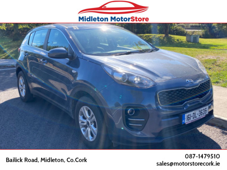 2016 Kia Sportage 1.7cdri 114BHP 5DR €12,900