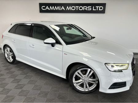 2018 Audi A3 AUDI A3 TFSI SPORTBACK AUTO*HEATED ELECTRIC ADJUSTABLE SEATS*REVERSE CAM*DIGITAL DASH*KEYLESS ENTRY & START*FINANCE AVAILABLE TRADE INS WELCOME* €22,950