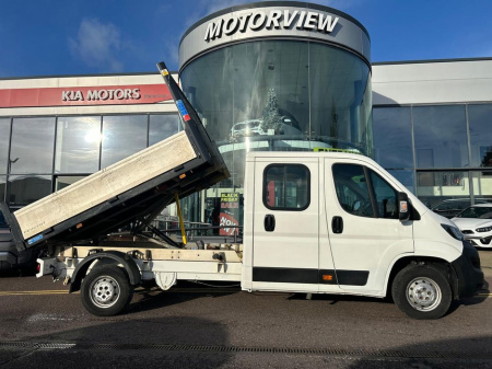 2019 Peugeot Boxer BLUE HDI 335 L3 CRC 3 seater *SMALL MILEAGE*. Cab storage tools & equipment. Tipper. Small mileage. Aluminium body. 1 year Cvrt test. Mint condition €19,950