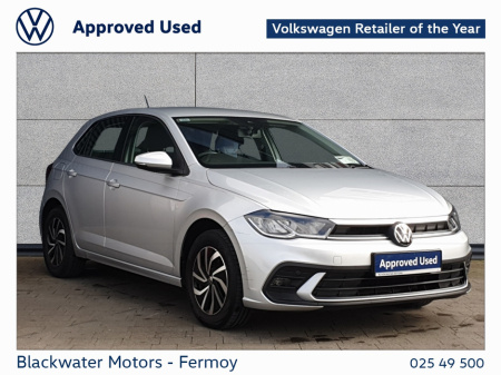 2022 Volkswagen Polo 1.0TSI 95BHP LIFE WITH LUGANO BLACK ALLOYS €19,950