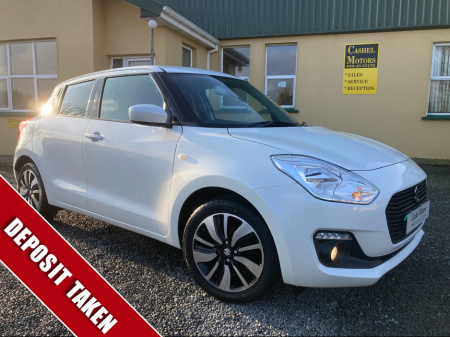 2021 Suzuki Swift 1.2 DUALJET SZ-T 5DR finished in PEARL white.