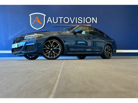 2021 BMW 5 Series 530E G30 M SPORT 4DR AUTO PLUG-IN HYBRID // SUNROOF // FINANCE AVAILABLE // WARRANTY INCLUDED // WIDE SCREEN SAT NAV // FULL LEATHER INTERIOR // HEATED SEATS // MOTORCHECK //