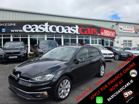 2018 Volkswagen Golf 1.4 TSI FULL BLACK LEATHER SEATS HIGHLINE SAT NAV PACK - VIRTUAL CLOCKS -REVERSE CAMERA - NAVIGATION - CARPLAY - ANDROID AUTO- BLIND SPOT REAR TRAFFIC ASSIST - DISCOVER PRO €21,950