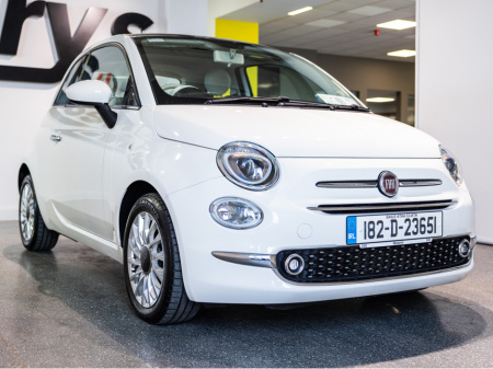 2018 Fiat 500 1.2 LOUNGE 69BHP 3DR €12,950