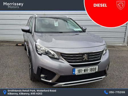2018 Peugeot 5008 1.6 HDI BLUE 120 ALLURE 5DR 120BHP €23,950