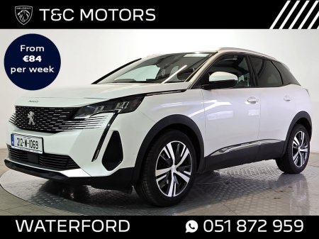 2021 Peugeot 3008 Allure 1.5 Diesel, 3D Navigation, Half Leather Interior, Front and Rear Sensors with Reversing Camera, Apple Carplay/Android Auto.