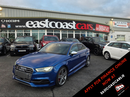 2014 Audi S3 2.0 TFSI FULL LEATHER PACK  BANG & OLUFSEN SOUND SYSTEM SOUND SYSTEM LEATHER PACK - REVERSING CAMERA / PARKING SENSORS - DRIVE MODE - SIMI MAIN DEALER €24,950