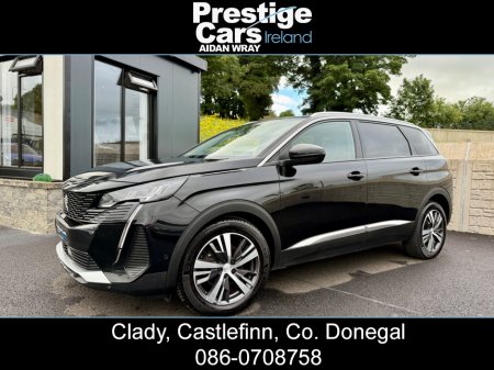 2021 Peugeot 5008 1.5 BLUEHDI ALLURE 130 BHP,NEW MODEL,7 SEATS,PARK ASSIST,360 CAMERAS,VIRTUAL COCKPIT,LED LIGHTS,WIRELESS CHARGER,NERA BLACK METALLIC,FULL PEUGEOT HISTORY,ONE OWNER