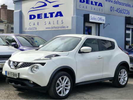 2019 Nissan Juke N-CONNECTA 1.5 DCI 110BHP NCT 04/27 FINANCE AVAILABLE @ €54 PER WEEK HALF LEATHER ALCANTARA/ BLACK HEADLINER/ TOUCH SCREEN MEDIA/ REVERSE CAMERA/ SAT NAV/ BLUETOOTH/ HISTORY CHECKED